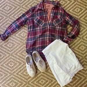 Polo Ralph Lauren flannel button down, size Large